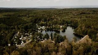 Ein See in Deutschland.