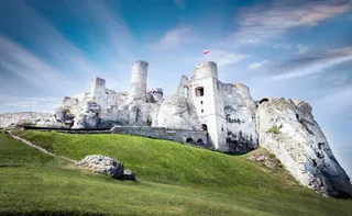 Burgruine in Poland